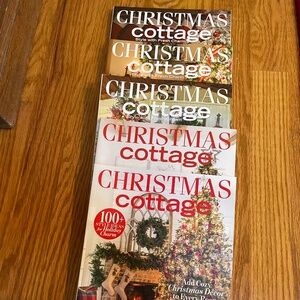 Christmas Cottage magazines 2013, 2014, 2016, 2017, 2019